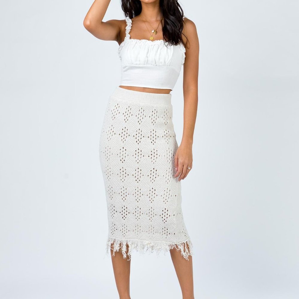 Freyer Midi Skirt Cream